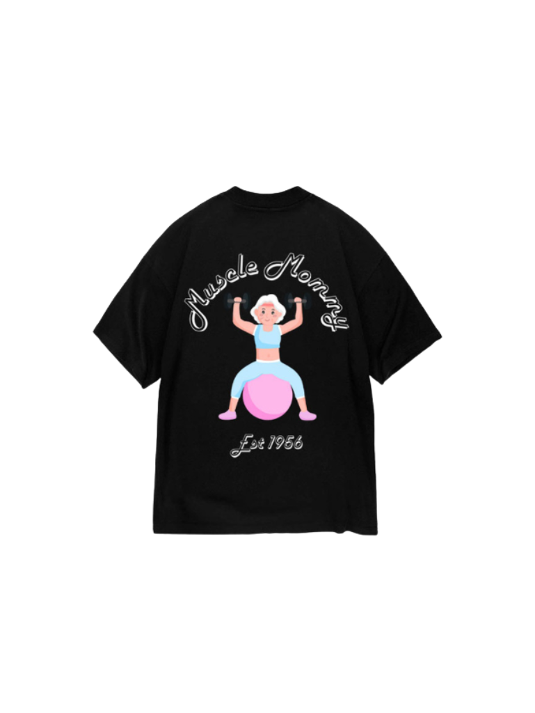 'OLD MUSCLE MOMMY' TEE