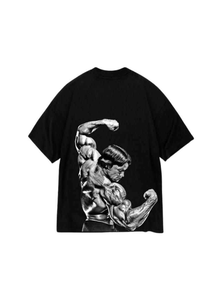 '3/4 BACK POSE ARNOLD' TEE