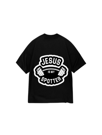 'JESUS IS MY SPOTTER' TEE