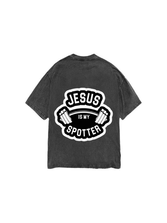 'JESUS IS MY SPOTTER' TEE